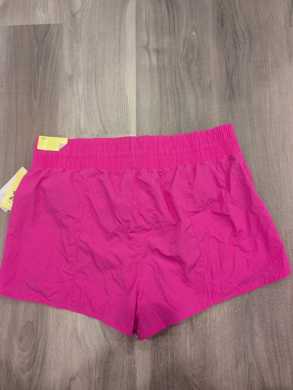 All in Motion | High Rise Crinkle Short In Pink - Picture 12 of 16